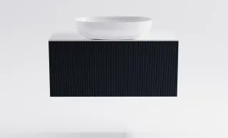 Тумба с раковиной Astra-Form М-40 Slim 4631177714627 90 см серый матовый